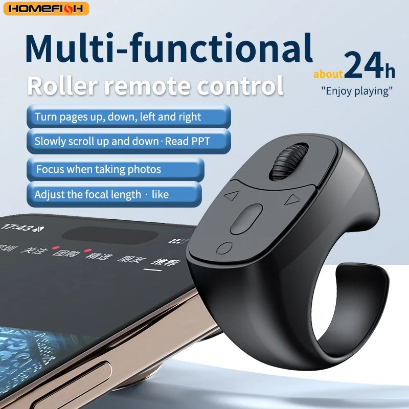 Pocket Scroll Ring Remote