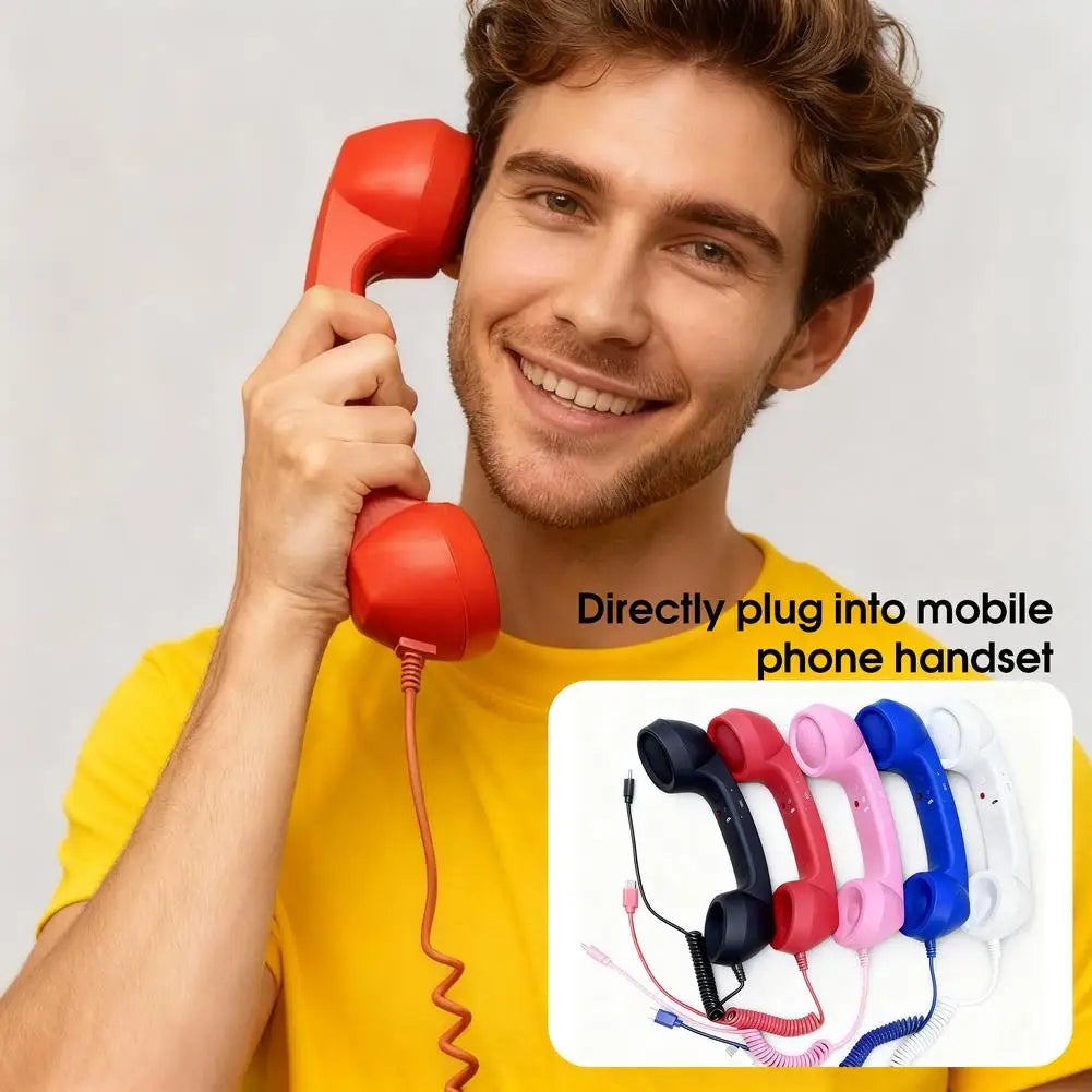 Retro Phone Handset for Mobile