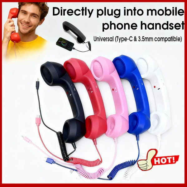 Retro Phone Handset for Mobile
